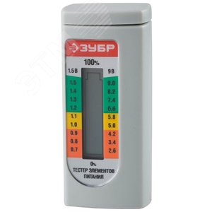 Тестер уровня заряда батарей для элементов питания ААА, АА, С, D, LR44, 6LR61(корунд)