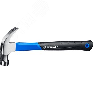 ЗУБР 450 г, столярный молоток-гвоздодёр, Профессионал (20356-450)