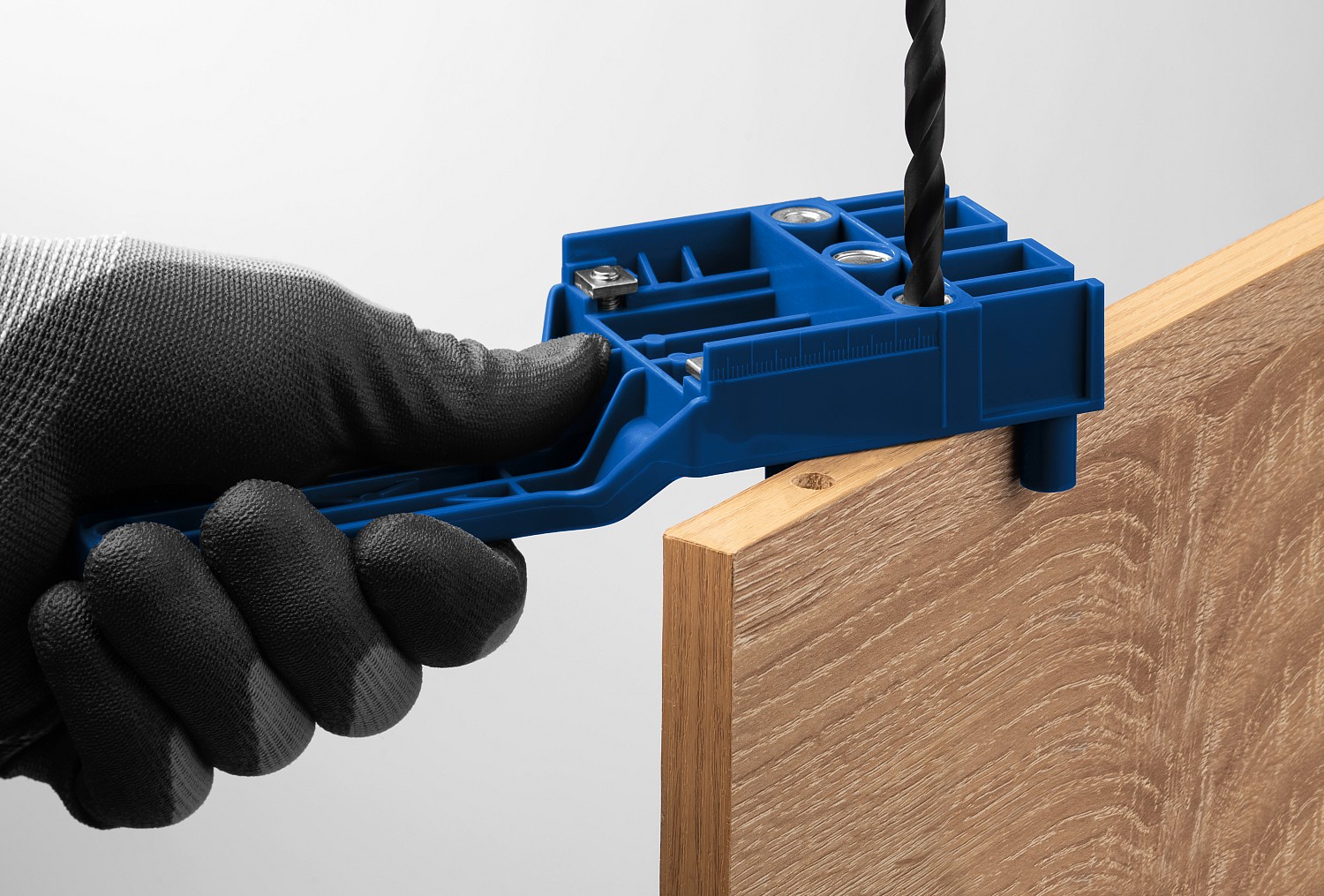 ЗУБР три отверстия, кондуктор для шкантов, Профессионал (30083)