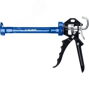 ЗУБР 310 мл, усиленный, поворотный, скелетный пистолет для герметика, Профессионал (06635)