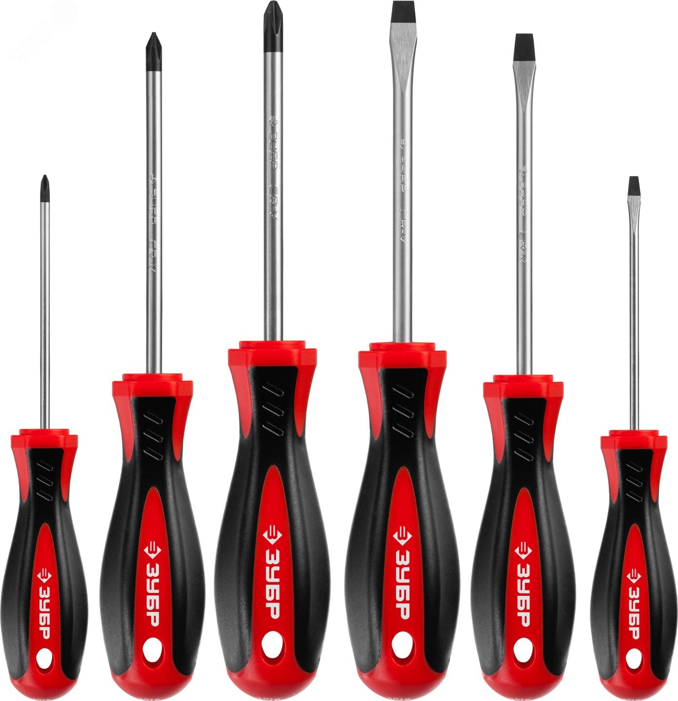 ЗУБР Мастер-6, 6 предм, набор отвёрток (25066)