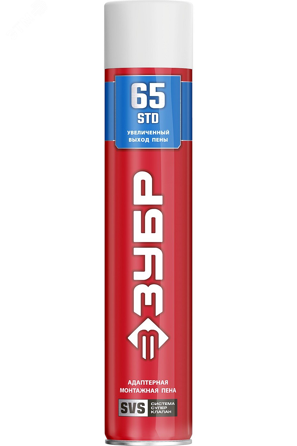 ЗУБР STD 65, 750 мл, адаптерная, с выходом до 65 л, монтажная пена (41144)
