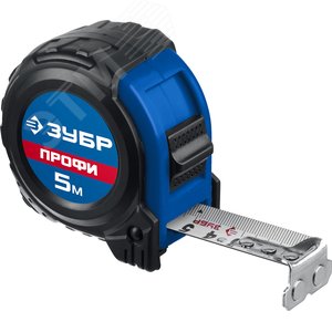 ЗУБР Нейлон, 5 м х 25 мм, рулетка, Профессионал (34056-05-25)