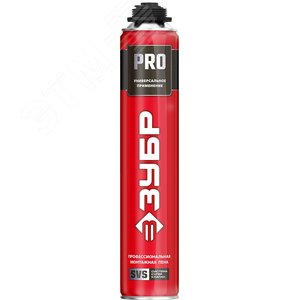 ЗУБР PRO, 750 мл, пистолетная, всесезонная, SVS, выход до 45л, профессиональная, монтажная пена (41145)