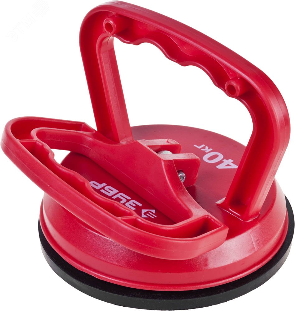 ЗУБР 40 кг, на присоске, одинарный пластмассовый подъемник (33724-1)