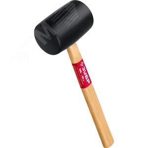 ЗУБР 900 г, чёрная, резиновая киянка (2050-90)
