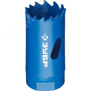 ЗУБР 25 мм, сталь Р6М5, биметаллическая коронка (29531-025)