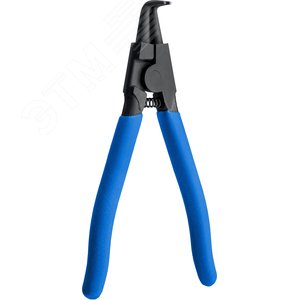 ЗУБР 170 мм, изогнутые губки, внешний съемник стопорных колец, Профессионал (22821-4)