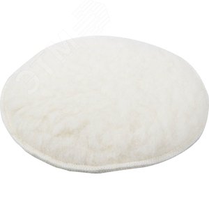 ЗУБР 180 мм, натуральный мех, полировальная насадка, Профессионал (3596-180)