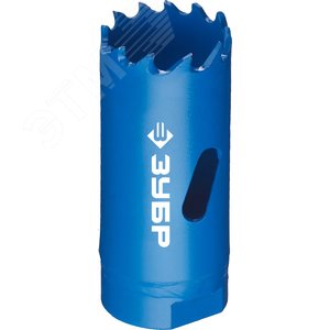 ЗУБР 22 мм, сталь Р6М5, биметаллическая коронка (29531-022)