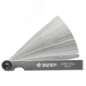 ЗУБР 20 шт, 0.05 - 1 мм, набор автомобильных щупов (4325-H20)