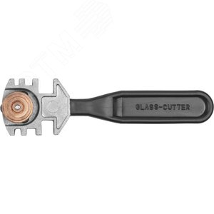 ЗУБР 3 режущих элемента, пластмассовая рукоятка, роликовый стеклорез (3360)