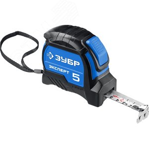 ЗУБР ЭКСПЕРТ, 5 м х 19 мм, рулетка с автостопом, Профессионал (34057-05-19)