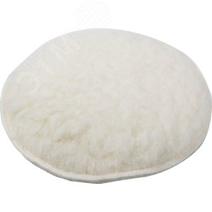 ЗУБР 125 мм, натуральный мех, полировальная насадка, Профессионал (3596-125)