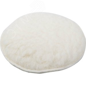 ЗУБР 150 мм, натуральный мех, полировальная насадка, Профессионал (3596-150)