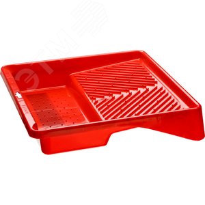 ЗУБР 360 х 360 мм, 1.3 л, для валика 270 мм, малярная пластмассовая ванночка, Профессионал (06055-27)