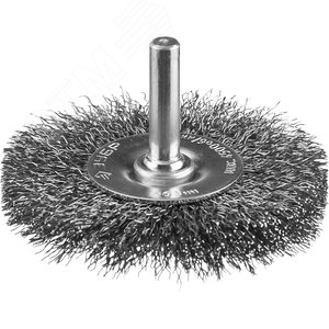 ЗУБР 63 мм, витая, стальная проволока 0.3 мм, щетка дисковая для дрели, Профессионал (35198-063)