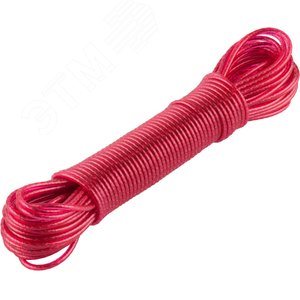 ЗУБР 15 м, стальная сердцевина, пластиковая оплетка, бельевой шнур (50140-15)