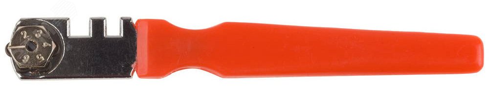 ЗУБР 6000 м, пластмассовая рукоятка, роликовый стеклорез (33636)