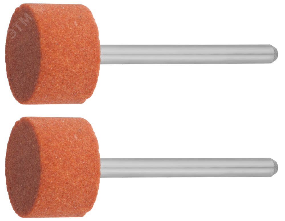 ЗУБР 2 шт, 15.0 x 10.0 х 3.2 мм, L 45 мм, P 120, набор абразивных шлифовальных кругов (35910)