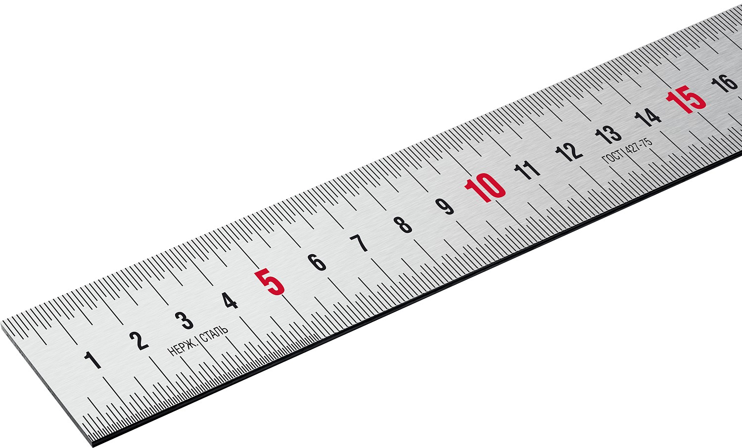 ЗУБР Про-20, длина 0.20 м, усиленная нержавеющая линейка, Профессионал (34280-020)