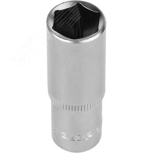 ЗУБР FLANK, 1/4″, 10 мм, удлиненная торцовая головка (27717-10)