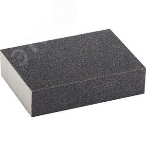 ЗУБР Р120, SiC, 100 х 68 х 26 мм, водостойкая, четырехсторонняя шлифовальная губкая (35612-120)