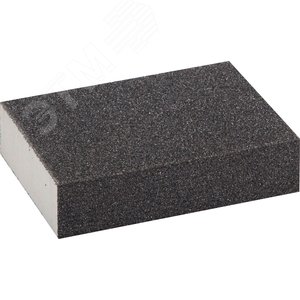 ЗУБР Р80, SiC, 100 х 68 х 26 мм, водостойкая, четырехсторонняя шлифовальная губка (35612-080)