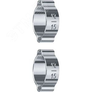 ЗУБР 13 - 15 мм, 2 шт, обжимной хомут, Профессионал (64929-13-15)