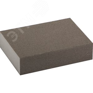 ЗУБР Р180, 100 х 68 х 26 мм, водостойкая, четырехсторонняя шлифовальная губка (35611-180)