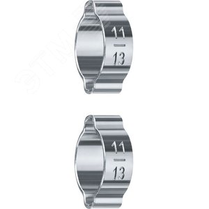 ЗУБР 11 - 13 мм, 2 шт, обжимной хомут, Профессионал (64929-11-13)