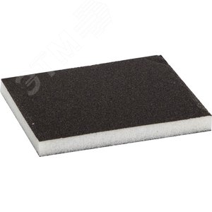 ЗУБР Р120, 123 х 98 х 12 мм, водостойкая, двухсторонняя шлифовальная губка (35614-120)
