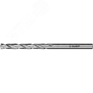 ЗУБР ПРОФ-А, 4.0 х 75 мм, сталь Р6М5, класс А, сверло по металлу, Профессионал (29625-4)