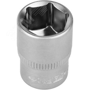 ЗУБР FLANK, 1/4″, 10 мм, торцовая головка (27715-10)