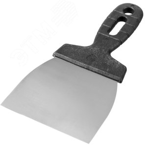 ЗУБР 100 мм, пластиковая ручка, нержавеющий шпатель (10077-10)