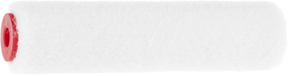 ЗУБР ВЕЛЮР, 15 х 100 мм, бюгель 6 мм, ворс 4 мм, 100% шерсть, для лаков и эмалей, малярный ролик (02536-10)