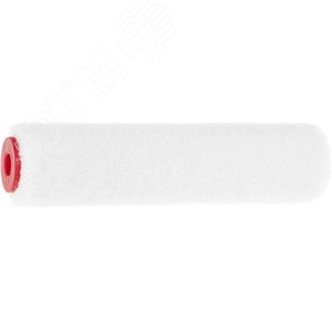 ЗУБР ВЕЛЮР, 15 х 100 мм, бюгель 6 мм, ворс 4 мм, 100% шерсть, для лаков и эмалей, малярный ролик (02536-10)