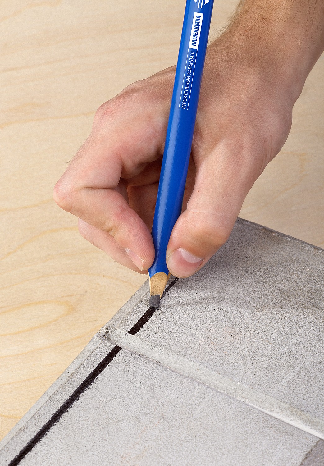 ЗУБР К-СК 250 мм, 4H, строительный карандаш каменщика (06308)