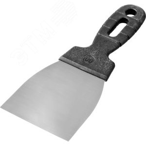 ЗУБР 80 мм, пластиковая ручка, нержавеющий шпатель (10077-08)