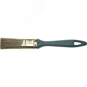 ЗУБР Аква КП-14, 25 мм, 1″, смешанная щетина, пластмассовая рукоятка, плоская кисть (4-01014-025)