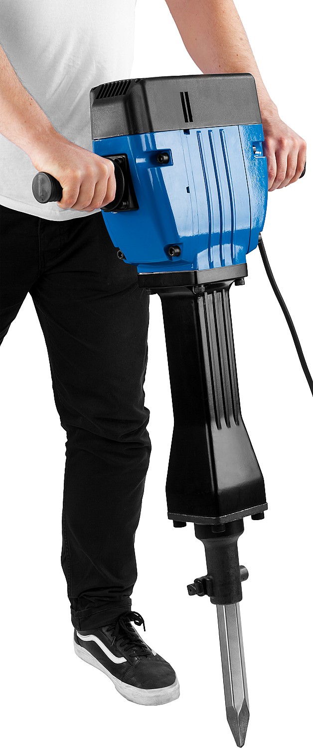 ЗУБР Бетонолом, 60 Дж, 2200 Вт, АВТ, отбойный молоток HEX-28, Профессионал (ЗМ-60-2200 ВК)