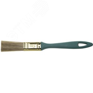 ЗУБР Аква КП-14, 20 мм, 3/4″, смешанная щетина пластмассовая рукоятка, плоская кисть (4-01014-020)