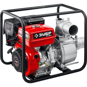 ЗУБР 1800 л/мин, мотопомпа бензиновая для грязной воды (МПГ-1800)