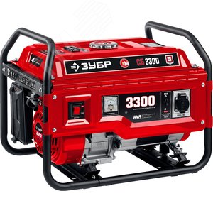 ЗУБР 3300 Вт, газовый генератор (сжиженный газ / природный газ / бензин) (СГ-3300)
