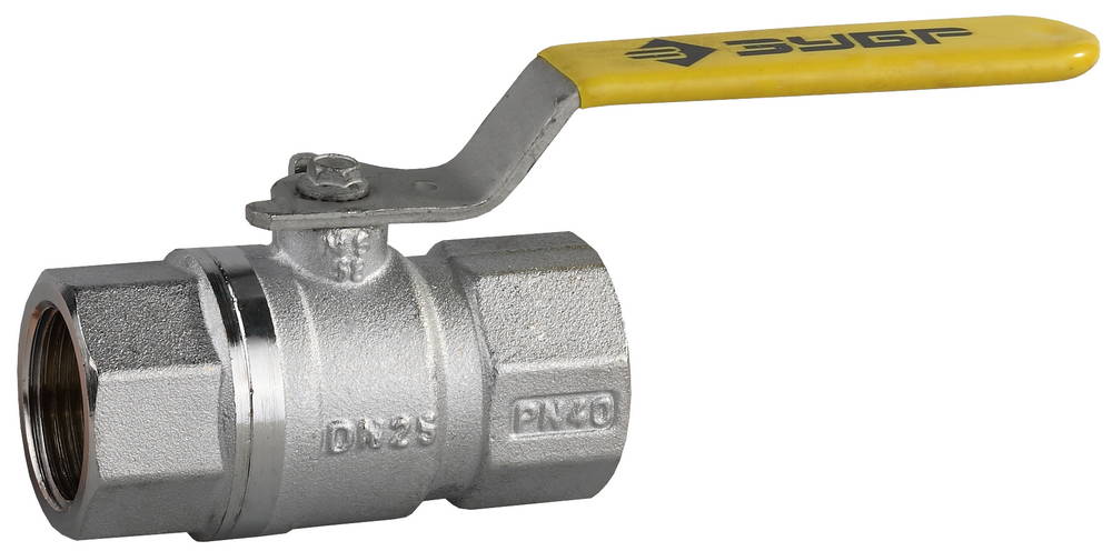 ЗУБР d 1″, ручка-рычаг ″мама-мама″, полнопроходной газовый шаровой кран (4-51720-C-1)