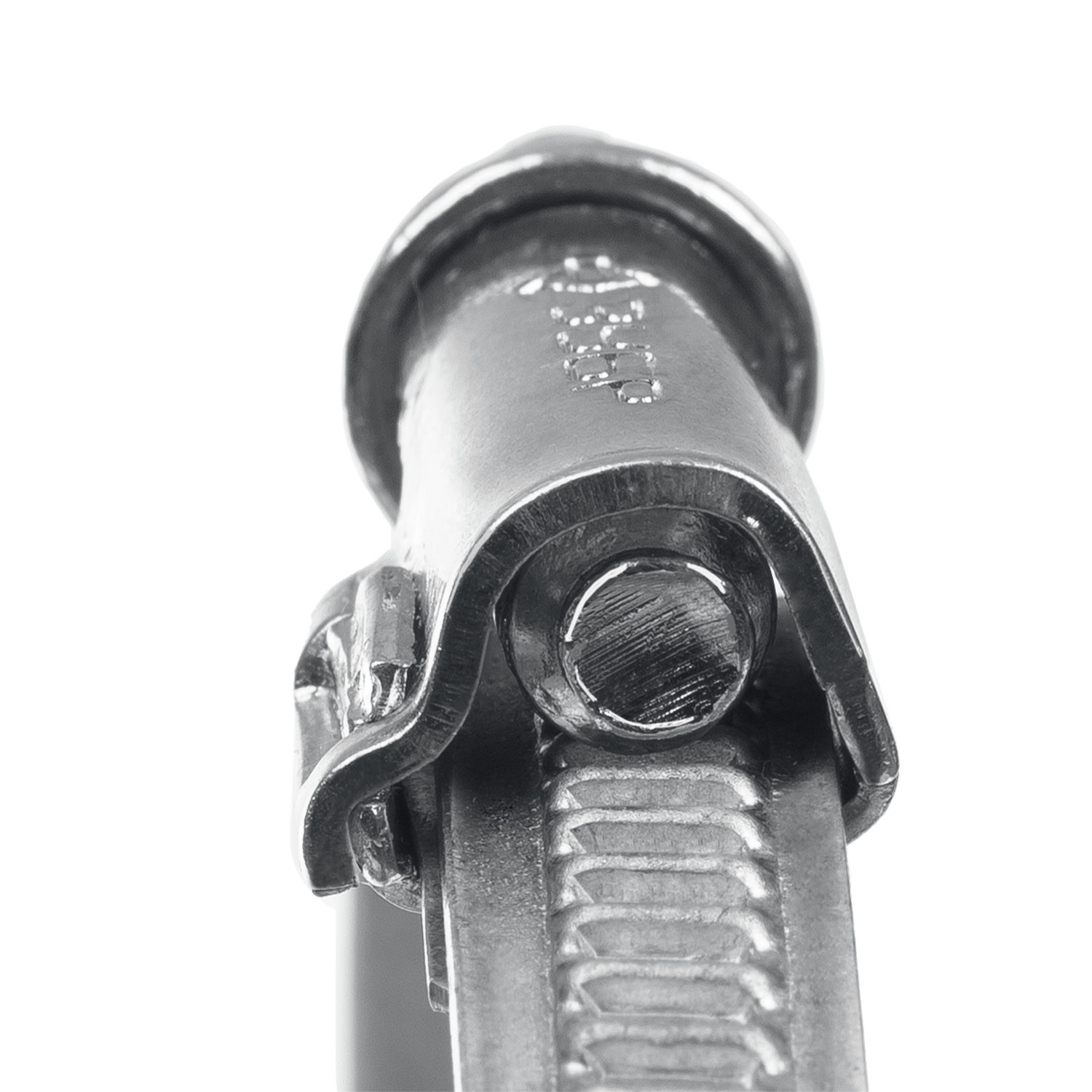 ЗУБР Х-9Н, 30 - 48 мм, накатная лента 9 мм, цинк, 50 шт, червячный хомут (37807-48)