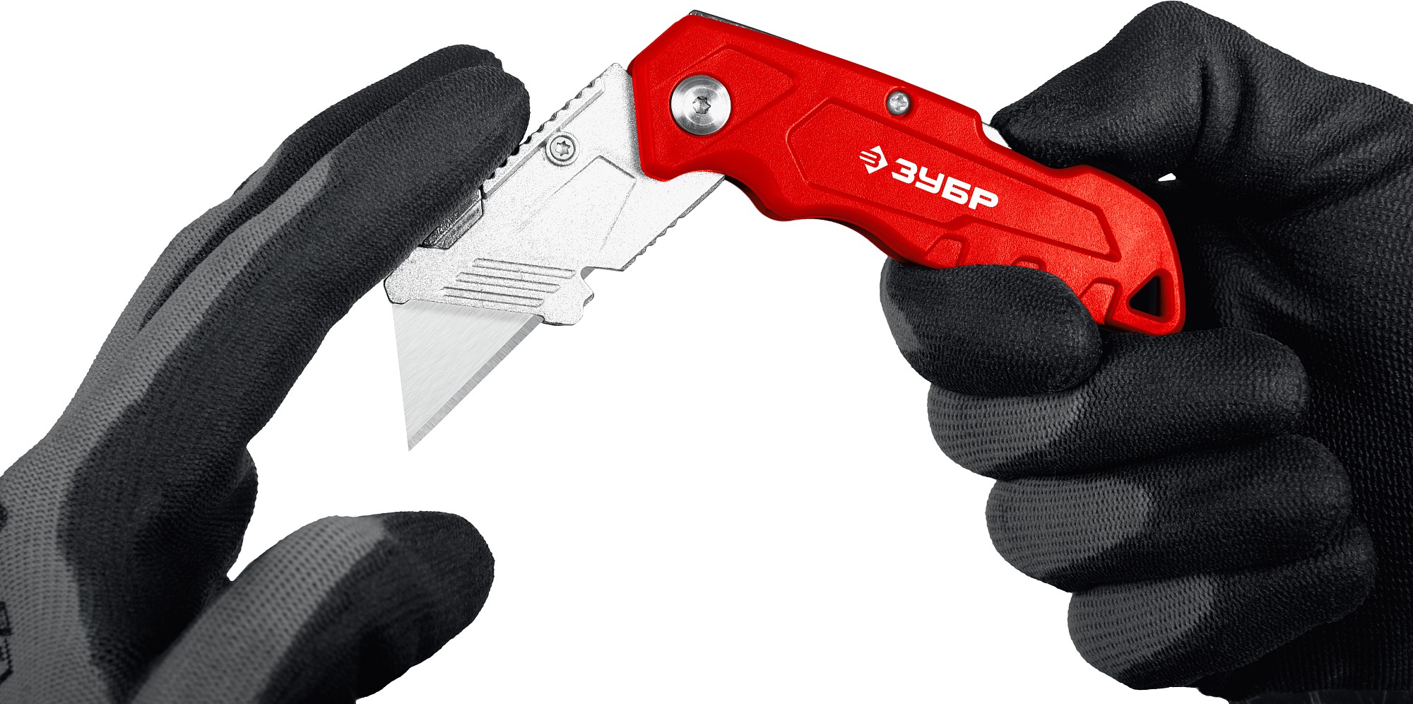 ЗУБР А24, универсальный складной нож (09222)