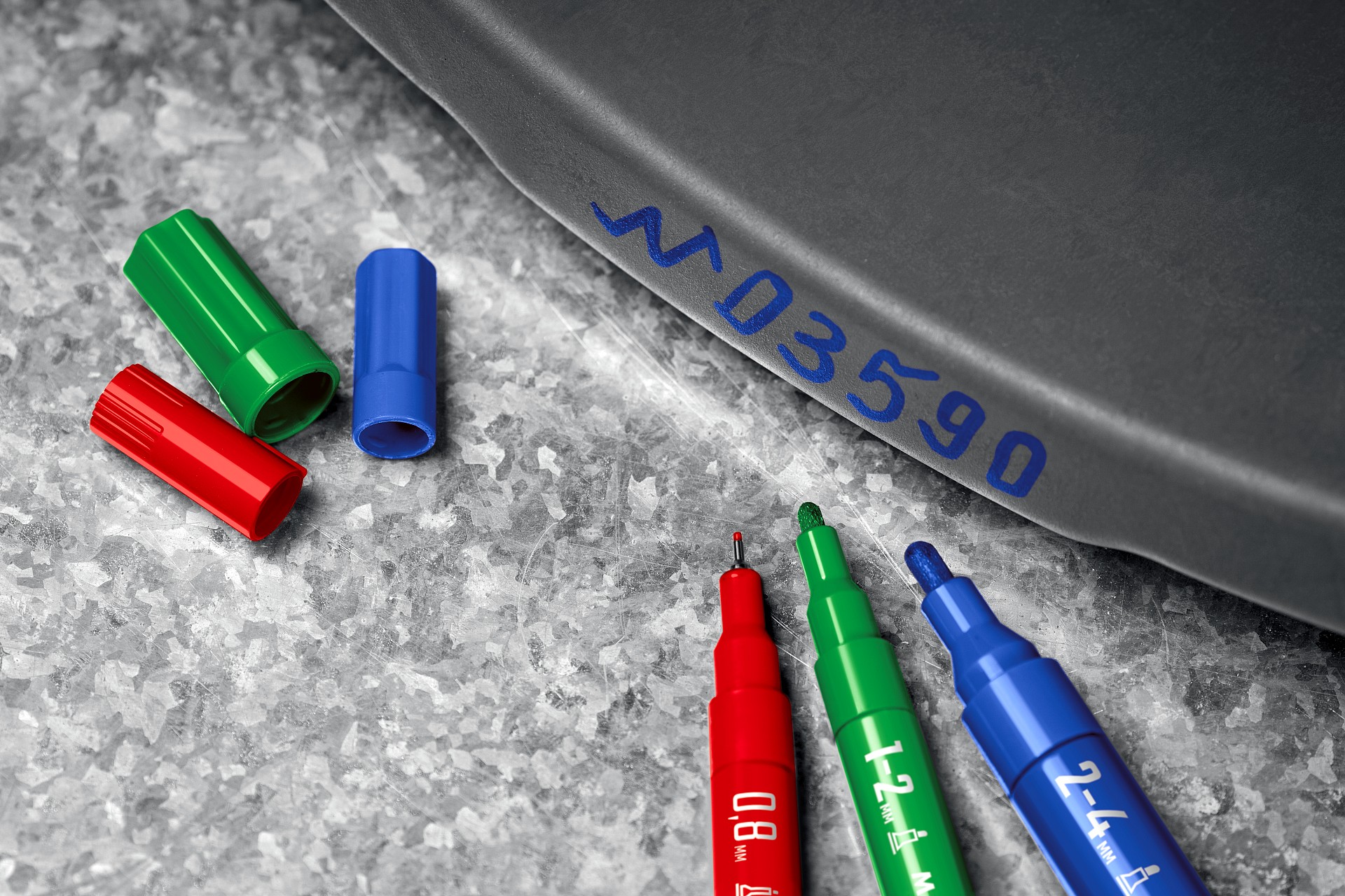 ЗУБР МК-400 зеленый, 2-4 мм маркер-краска (06325-4)