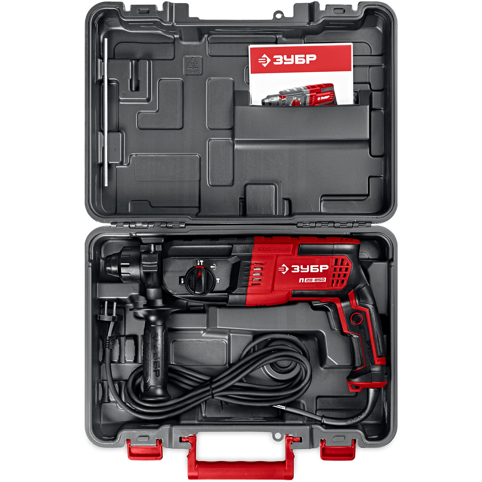 ЗУБР 28 мм, 850 Вт, перфоратор SDS Plus (П-28-850)