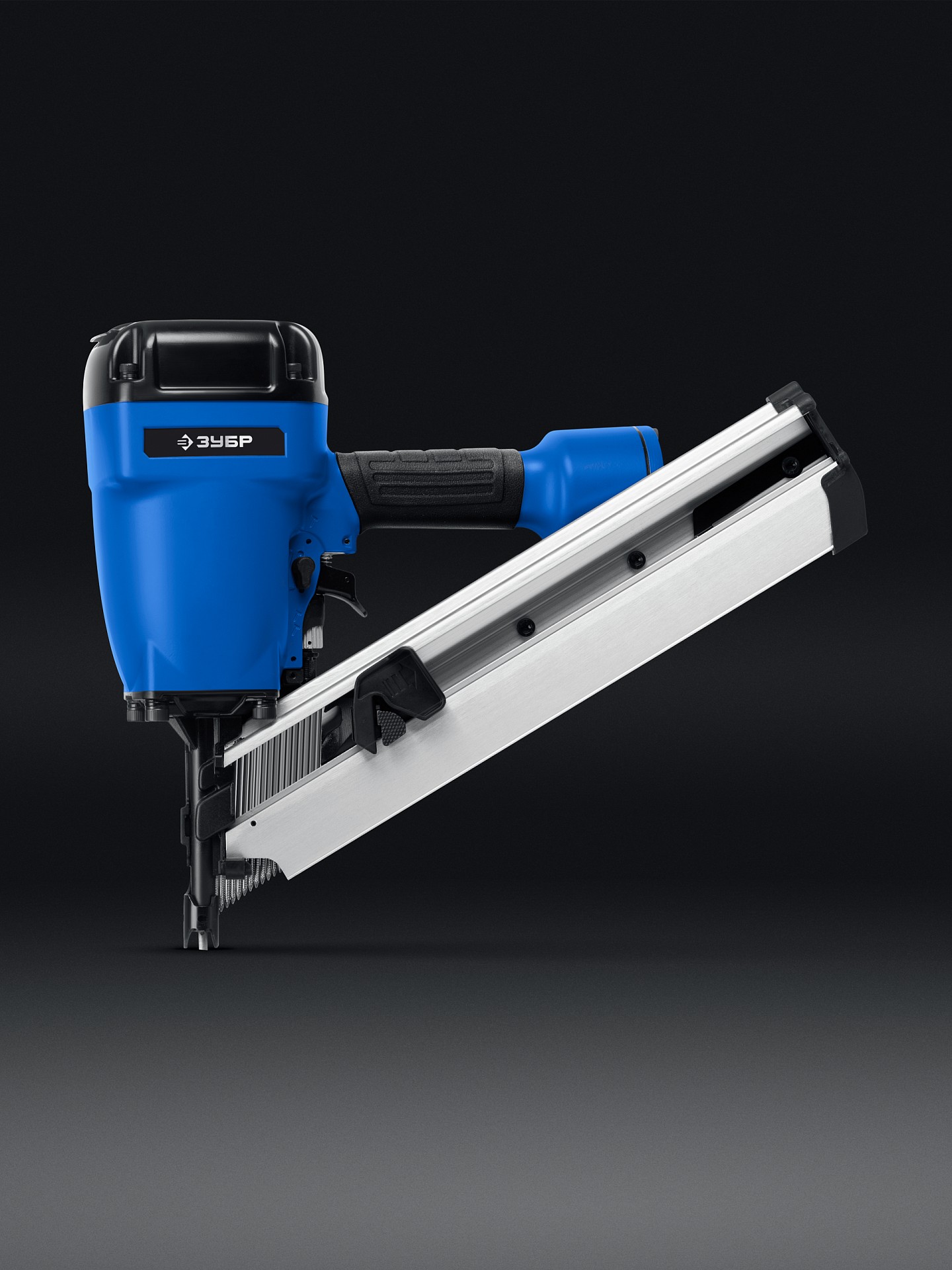 ЗУБР SN34-90A, пневматический нейлер для реечных гвоздей ЗУБР SN34/D34 (50-90 мм), Профессионал (31925)